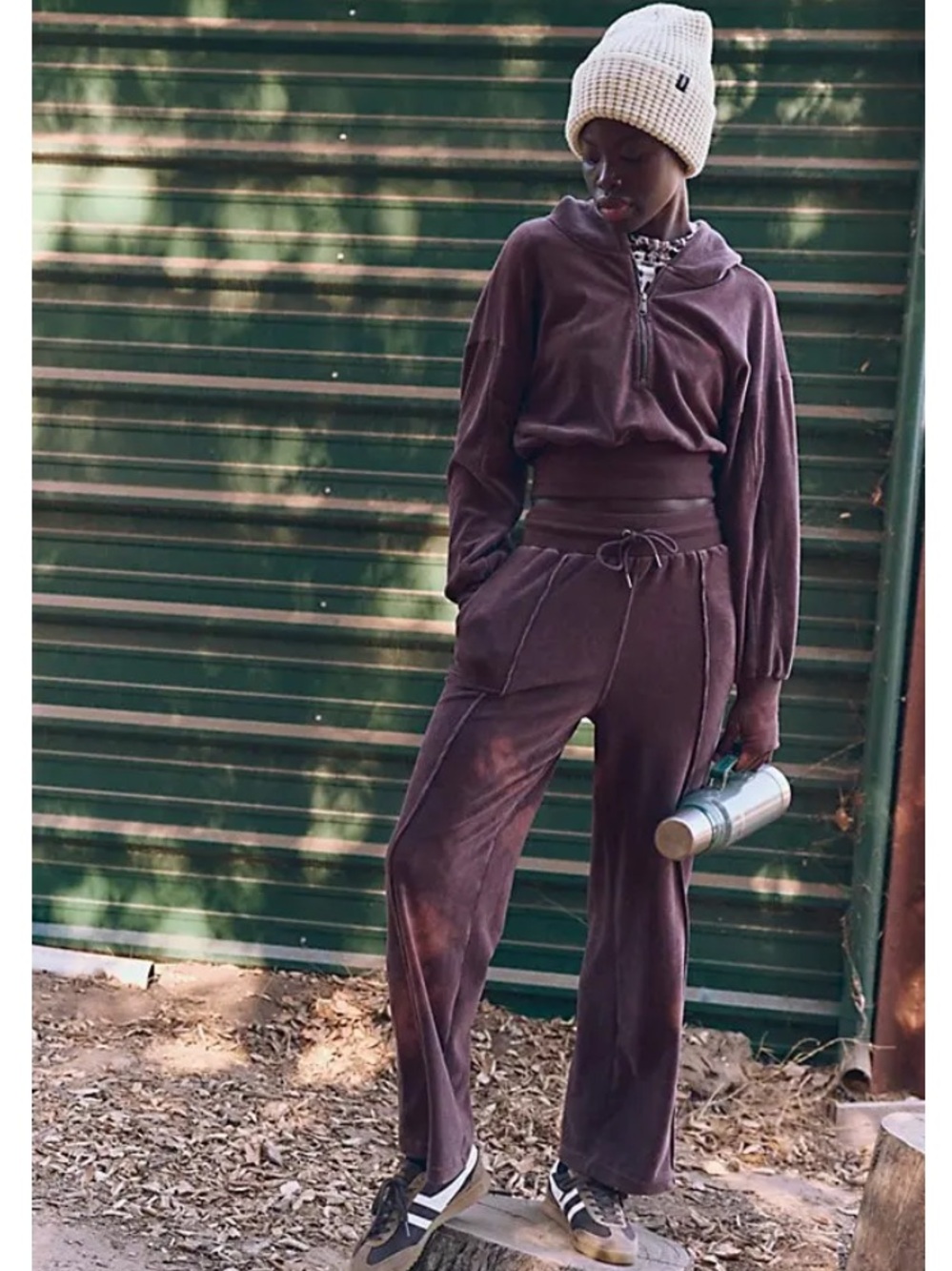 Free People Let's Volley Velour Set